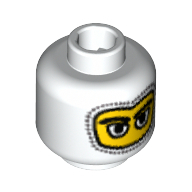 Lego hlava, bílá (4186120, 4227956, 4288266)